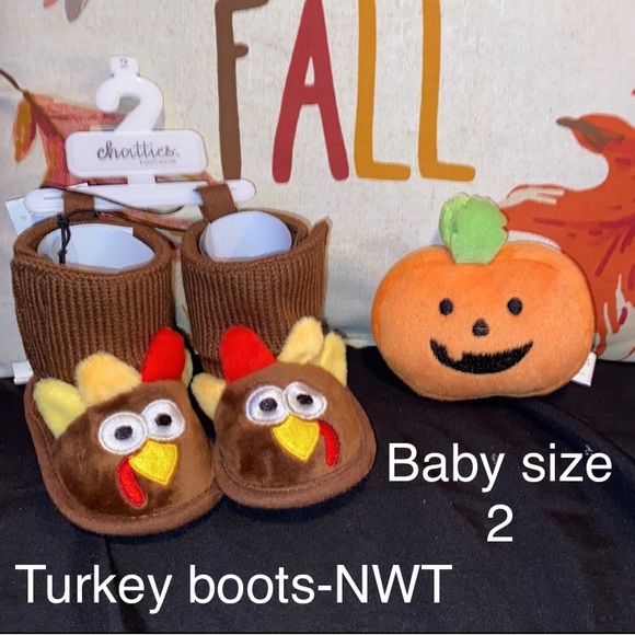 chatties Other - Turkey boots, NWT, Fall boots, thanksgiving shoes, brand new size 2 (baby)